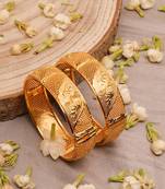 Traditional Gold-Plated Alloy Bangles Set