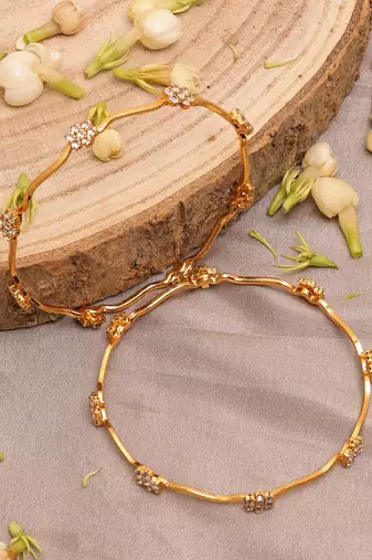 Golden Bangles Set