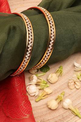 White Gold-Plated Bangles Set 1