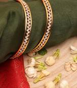 White Gold-Plated Bangles Set