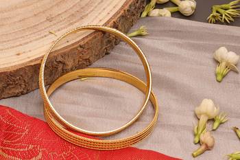 Exquisite Gold Bangles Set 3