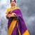 Magenta Banarasi Silk Saree With Blouse Piece