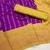 Magenta Banarasi Silk Saree With Blouse Piece