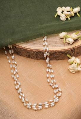 White Beaded Necklace 2