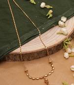 Necklace with Leaf Accent