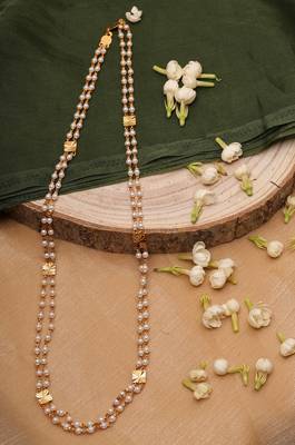 Two-Layered Beaded Necklace 1