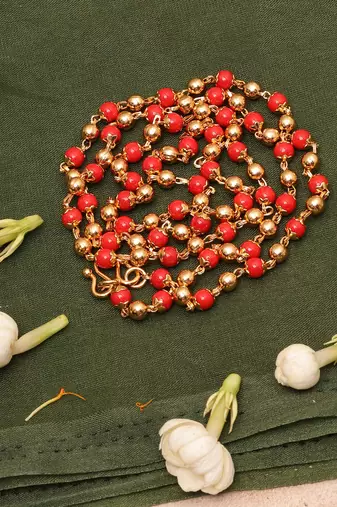 Red Alloy Necklace