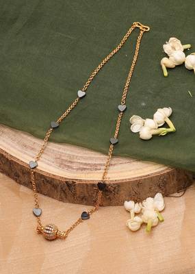 Heart Shaped Gold Chain 2