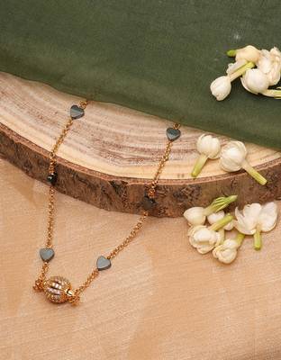 Heart Shaped Gold Chain 1