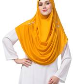 Nazneen front gather & pleated with Cristal stone ready to wear prayer Hijab