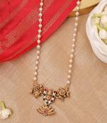classiques buddha necklace & earrings set - gold plated