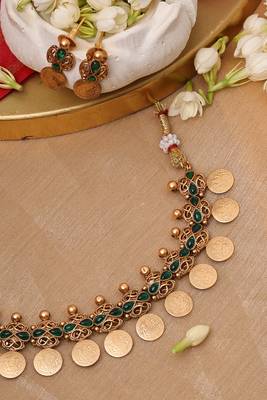 Gold Plated Necklace and Earrings 3