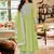 Green georgette sequins work semi-stitched pakistani trouser suit