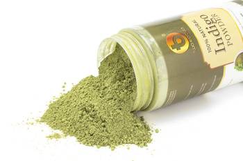 100% Natural & Chemical Free Men Women Henna|Mehandi Powder For Hair Colour and Hair growth (Light Green, Indigo-400g) 4