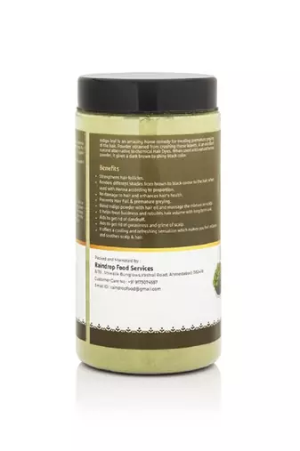 100% Natural & Chemical Free Men Women Henna|Mehandi Powder For Hair Colour and Hair growth (Light Green, Indigo-150g)