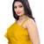 Yellow Malay Satin Plain Readymade Blouse