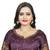 Wine Heavy Malay Satin Silk Full Embroidery Work  Readymade Blouse