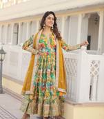 PREMIUM READYMADE GOWN WITH DUPATTA SET 