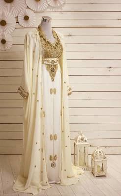 White Wedding Kaftan for Women 1