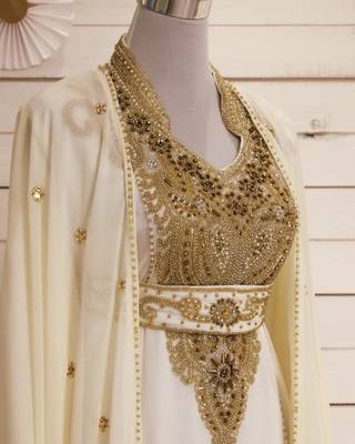 White Wedding Kaftan for Women 2