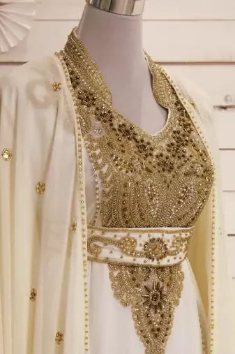 White Wedding Kaftan for Women