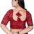 Maroon Cotton Chunri Foil Print Readymade Blouse