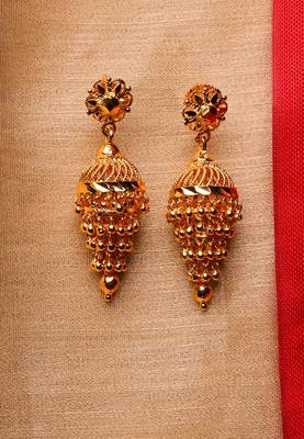 Gold Plated Grape style Jhumki 2