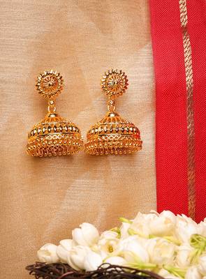 Classic Gold Plated jhumka 1