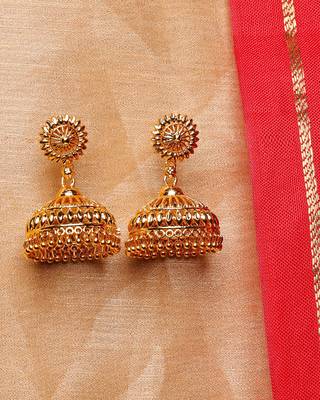 Classic Gold Plated jhumka 2
