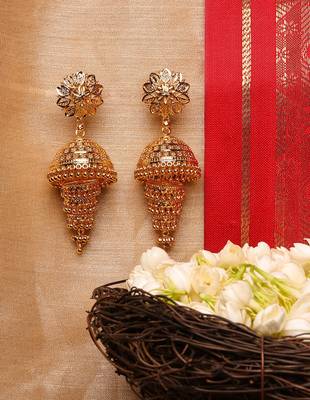 Gold Plated Dangler Jhumki 1