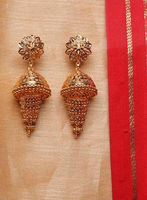 Gold Plated Dangler Jhumki 2