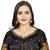 Black Heavy Malay Satin Silk Full Embroidery Work  Readymade Blouse