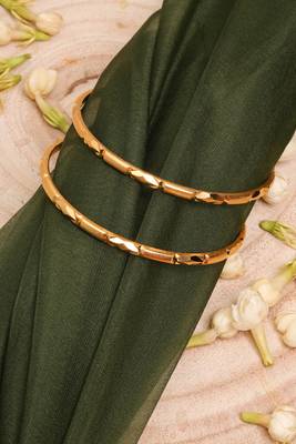 Gold-Plated Traditional Bangles Set 1
