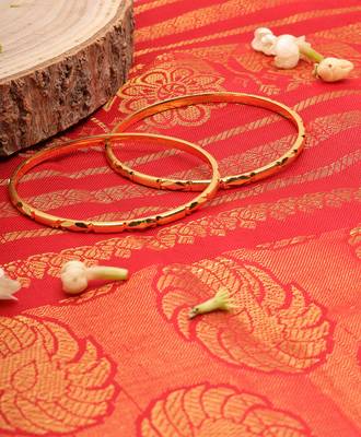 Gold-Plated Traditional Bangles Set 3