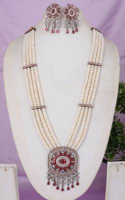 Natural fresh water pearls rani haar  1