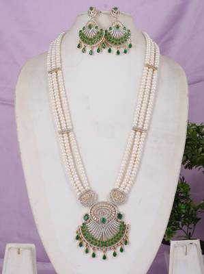 Natural fresh water pearls rani haar  1