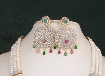 Natural fresh water pearls rani haar  2