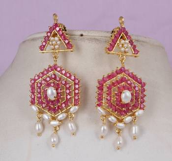 Natural fresh water pearls rani haar  2