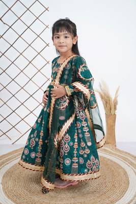Green Embroidary Anarkali 2