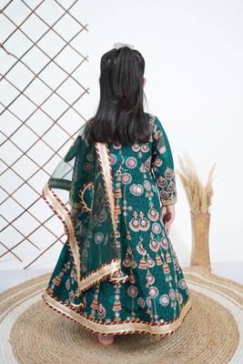 Green Embroidary Anarkali 4