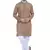 men's beige khaki lyocell festive long kurta
