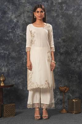 Rajdulari - ivory suit set 2