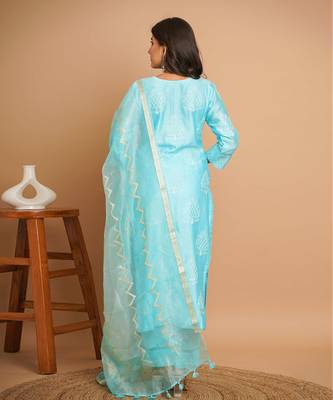 Turquoise suit set 5