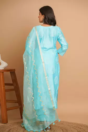 Turquoise suit set