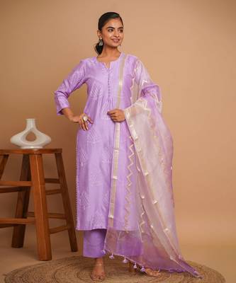 Lavender suit set 2