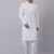 Men White Chikankari Cotton Kurta