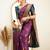 Festive Were Ethnic Motifs Banarasi Saree with Contrast Border With Blouse
