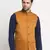 Men Twill Cotton Mustard Nehru Jacket Only
