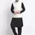 Men Cotton Black Pathani Kurta & Salwar with White Nehru Jacket