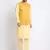 Men Cotton Yellow Pathani Kurta & Salwar with Yellow Jacket